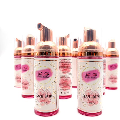 Lash Cleanser Shampoo for Eyelash Extension Wholesale Clean Tools No Irritation Eyelash Foam Soap Bluk Private Label Shampoo