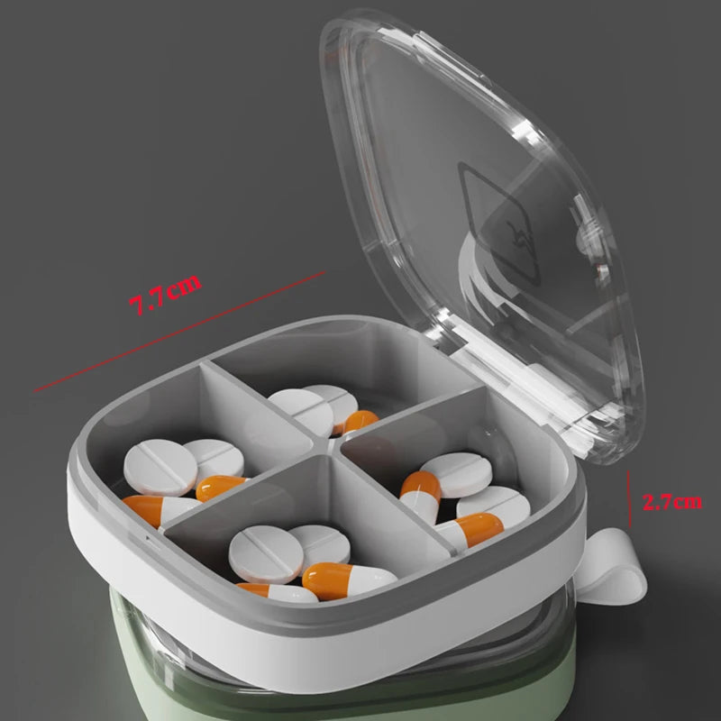 Folding Pill Case Medicine Drug Pills organizer storage Boxs Portable pharmacy Capsule Tablet Container Empty pillbox Cases