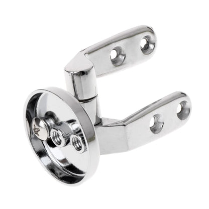 Alloy Toilet for Seat Hinges Mountings Set Chrome with Screws For Toilet Accessories P15F
