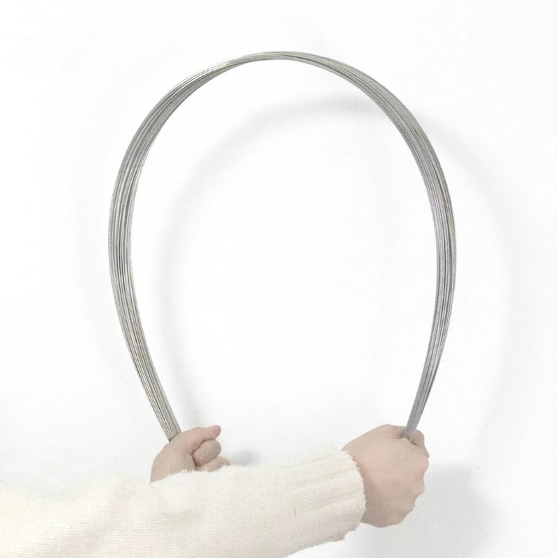 20PCS 50CM Stainless Steel Spring Wire Hard Wire Full Hard Wire Straight Wire 0.2-3MM Spring Steel Wire