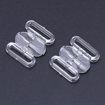 50pcs Bikini Clips Hook Snap Bra Clasps Swimsuit Buttons Apparel Sewing Buckles
