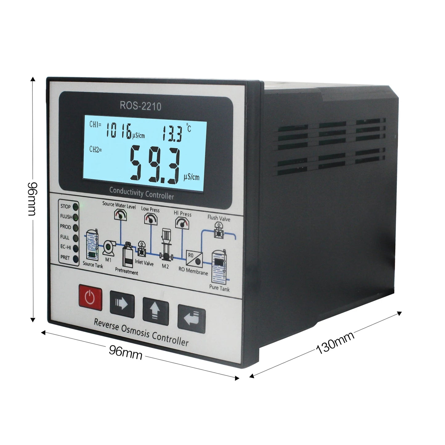 Online Water Ro Controller Sing Stage Ro System Controler and Conductivity with Sensor for RO System Water Purification System