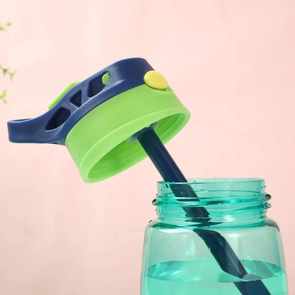 480ml Water Bottle With Straw Kids Girls Portable Travel Bottles Gym Sports Fitness Cup Summer Cold Water Juice Drinking Bottle