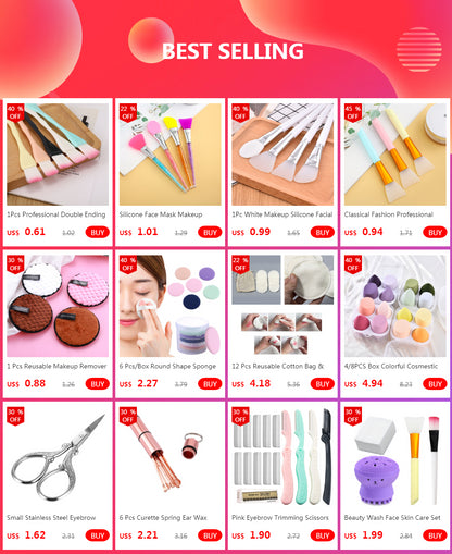 1Pc White Makeup Silicone Facial Mask Brush Professional Mud Cream Brushes DIY Skin Care Foundation Gel Cosmetic Beauty Tool