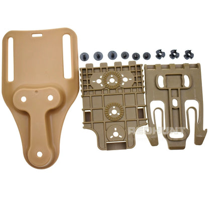 Gun Hoster Accessories Mid-Ride Belt Loop Adapter Loop Mid-Ride Drop Low-Ride Universal Belt Loop Quicck Locking Kit