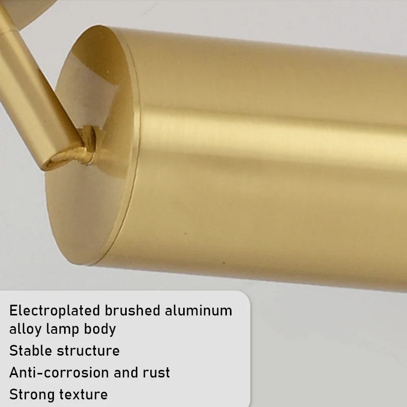 LED Track Light GU10 Aluminum Ceiling Light Modern Golden Tracking Lighting Fixture Clothing Shop Spotlights