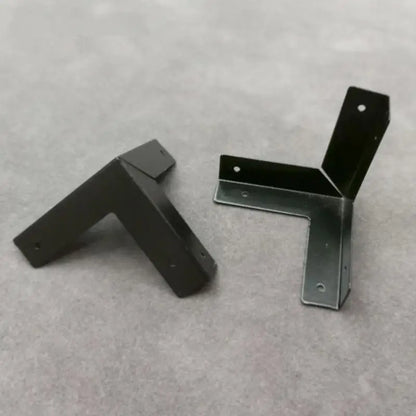 8PCS Furniture Decorative Corner Antique Jewelry Gift Wood Box Feet Leg Corner Protector Retro Case Edge Metal Protection Cover