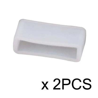 2PCS Watch Accessories Silicone Bezel Ring Watch Loop For Rubber Strap Loop Rubber Band Buckle With Ring Withings Loop