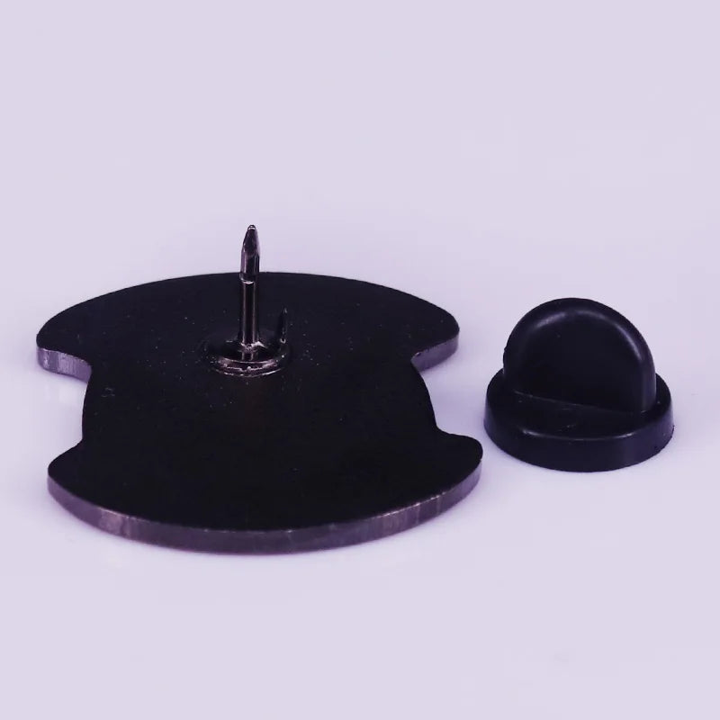 Vegan Enamel Pin Hamburger Broccoli Carrot Pussy Vegetarian Vegetables Badge Cartoon Brooch