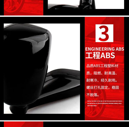 Car Rear View Mirror Automobile Adjustable Wide Angle View Auxiliary Rearview Mirrors Hood Mirror Auto Head Cover Side Mirror