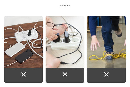 Cable Organizer Management Black Walnut Wood Storage Box Dustproof Junction Box Desktop Clip Holder For TV Box Organizer Shelf