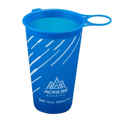 AONIJIE Soft Flask Water Bottle Folding Collapsible Water Bags TPU Free For Running Hydration Pack Waist Bags SD09/10 250/500ml
