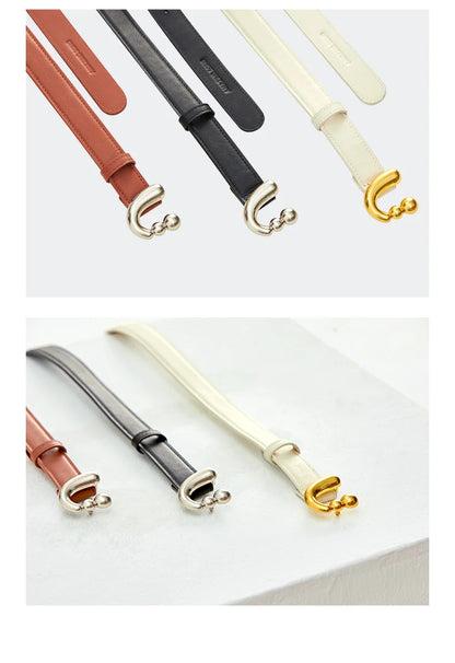 Amazing Song Metal Nail Buckle Belt Shirt Belt Women’s Belt Jean Waist Dress Belt Studs Belt Accessories