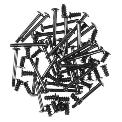 60pcs Computer Case Cooling Fan Screws Computer Fan Mount Long Short Screws