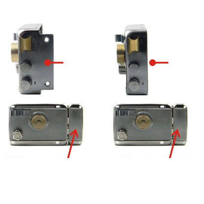 Door Lock Strong Deadbolt Home Security Universal Exterior Anti-theft Accessory Stainless Steel Multiple Insurance Smooth