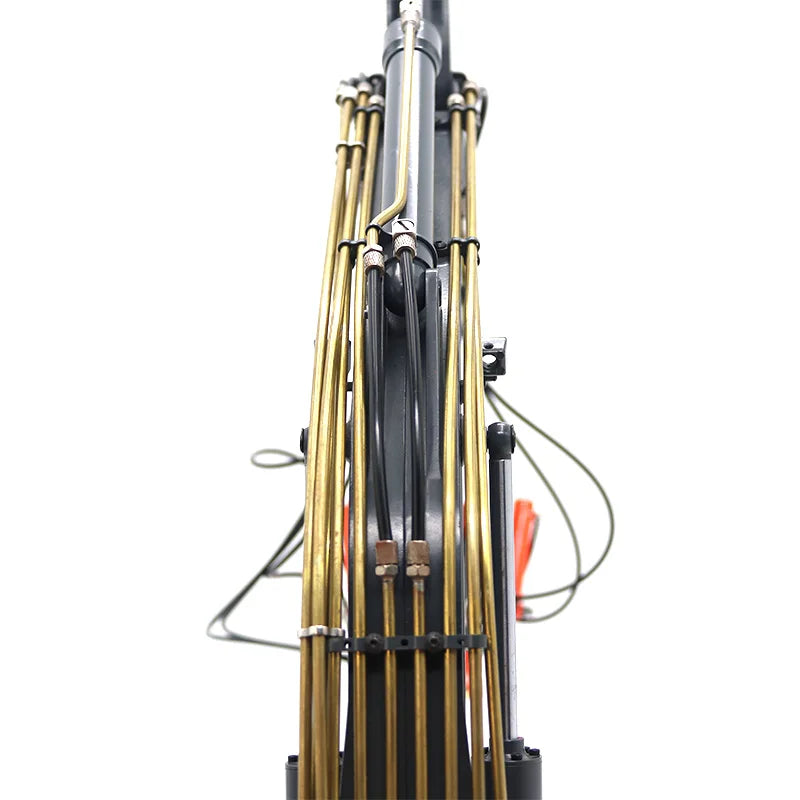 Upgrade 360L Excavator Hydraulic Copper Pipe Quick Connector Set For 1/14 RC Hydraulic Excavator JD-106 Engineering vehicle Part