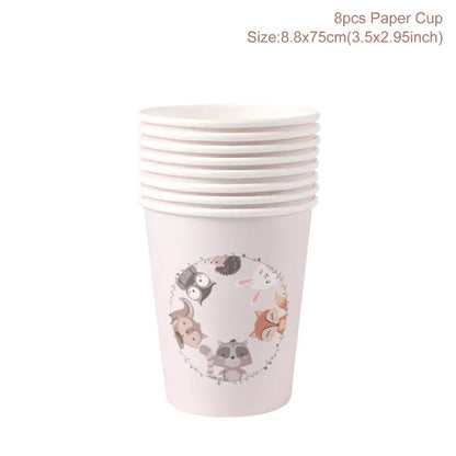 Staraise Woodland Animal Party Safari Jungle DIY Party Decor Birthday Party Decoration Kids Woodland Theme Party Baby Shower