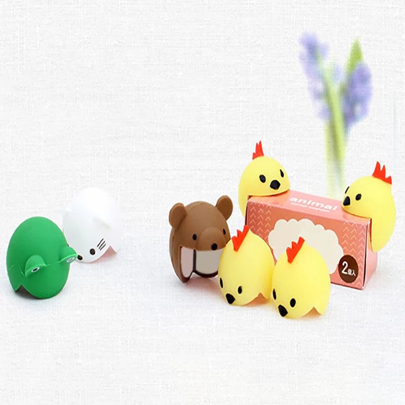 Cute Cartoon Baby Safety Furniture Corner Guards Soft Child Baby Safety Silicone Table Desk Corner Protector Edge Cover