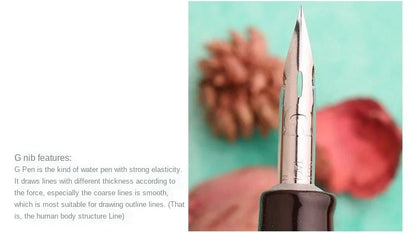 Japanese craftsman nikko TACHIKAWA comic nib G/D/round/student/whistle nib Painting, stationery, student supplies