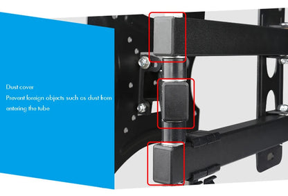 TV Wall Mount Swivel Tilt Rotation Full Motion Adjustable Articulating for Most 17-43 inch LED, LCD Monitor Wall Mount