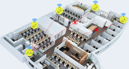 2.4G Wifi IPC Router Extend WiFi Range for Home Security Camera System Wireless ANRAN Wifi Signal Booster