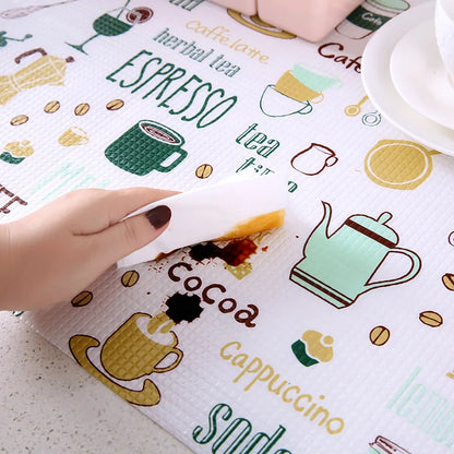 2M Kitchen Table Mat Drawers Cabinet Shelf Liners 1 Roll Flamingo Cabinet Placemat Waterproof Oilproof Shoes Cabinet Mat