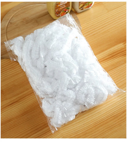 Disposable Food Storage Covers Bags for Bowls Plates Dishes Shower Cap Reusable Food Storage Elastic Fresh Keeping Silicone Lid