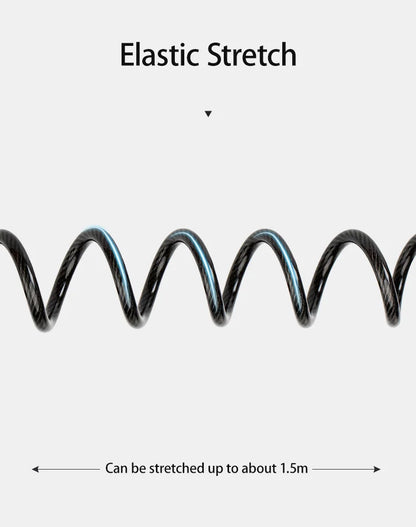 ROCKBROS Mini Password Lock Anti-theft Bicycle Durable Steel Wire Lock Helmet Lock Chain Bike Frame Lock Bike Accessories