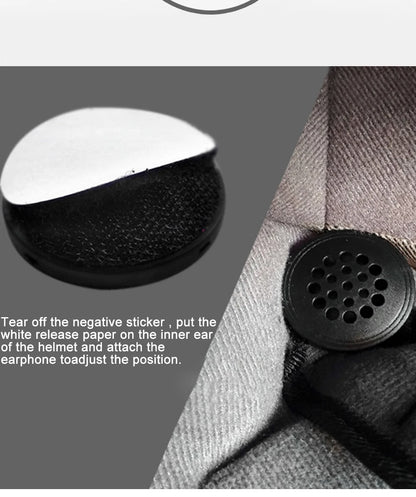 VR robot Motorcycle Helmet Headset 3.5mm Jack Wired Earphones Music Headphones with Handsfree for Motorbike Rider