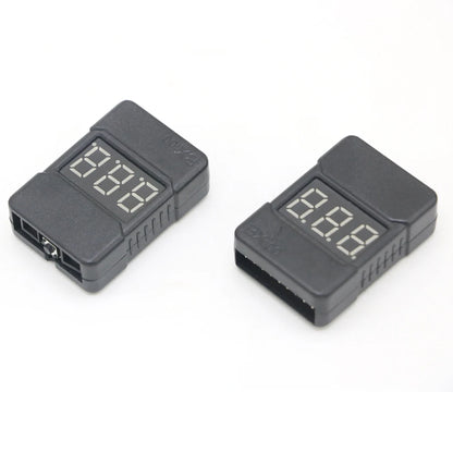 BX100 1-8S Lipo Battery Voltage Tester/ Low Voltage Buzzer Alarm/ Battery Voltage Checker with Dual Speakers