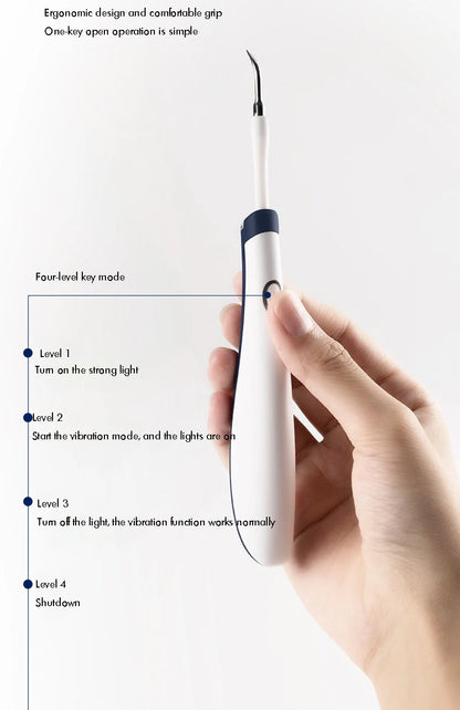 Water Flosser Cordless Dental Oral Irrigator for Teeth with LED Light and 3 / 5 Jet Tips, 4 Modes, Dental Calculus Remover