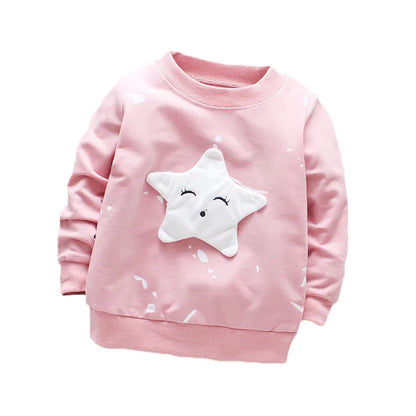 6-24M Newborn T-shirts For Girls Boys Autumn Spring Toddler's Clothing Cotton Kids T shirt Long Sleeves Baby Clothes Top Outfits