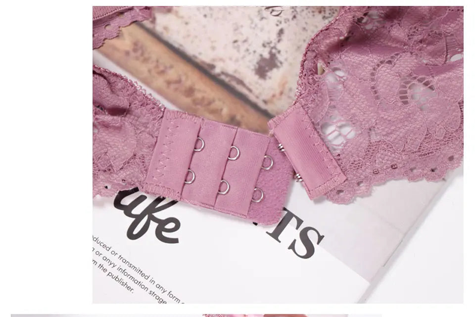 Lingerie  Sexy Bra Set  Women Push Up Lenceria Mujer Femme Underwire Langerie Girl Bralette Bras And Panty Feminina Lace Underwe