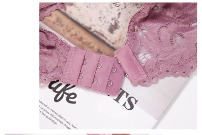 Lingerie  Sexy Bra Set  Women Push Up Lenceria Mujer Femme Underwire Langerie Girl Bralette Bras And Panty Feminina Lace Underwe