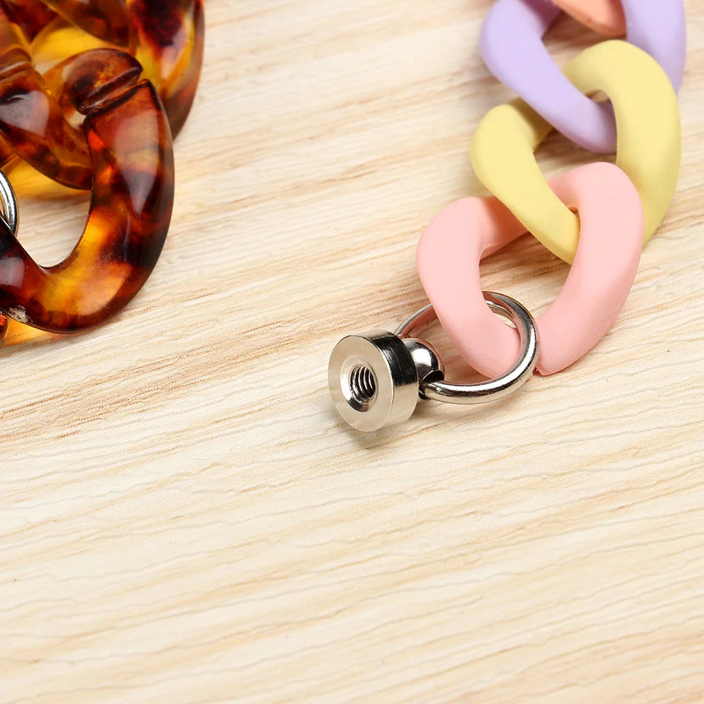 Mobile Phone Straps Phone Pendant Lanyard Decoration Phone Case Anti Lost Chain Beaded Secure for DIY Phone Case Accessory