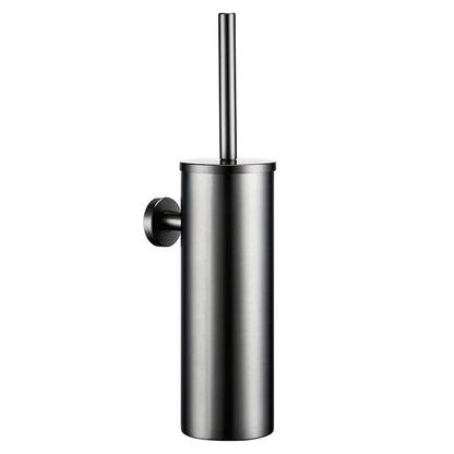 Black Stainless Steel Square Wall-mounted Bathroom Accessories Toilet Brush