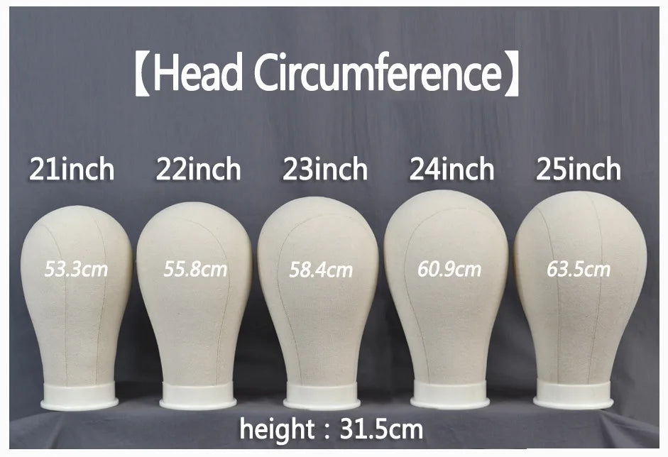 Canvas Block Head Training Mannequin wig Head Display Styling Mannequin Manikin Head Wig Stand wig head Stand