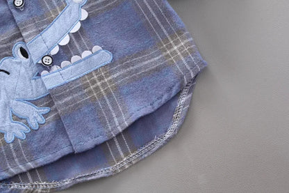 IENENS Baby Shirt Clothes Spring Thin Shirts Toddler Infant Boy Long Sleeve Tees Tops 1 2 3 4 Years Kids  Cotton Shirt