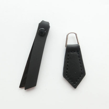 1 Pcs Artificial Leather Zipper Sliders Backpack Apparel Accessories for Pull Strap Pendant Cord Zipper Head DIY Apparel Sewing