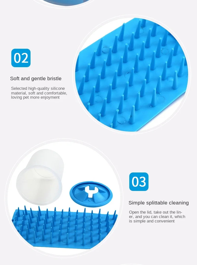 Pet Supplies for Small and Large Dogs - Dog Paw Cleaner Cup, Silicone Pet Feet Washer, Cat Paw Cleaning Tool, Portable