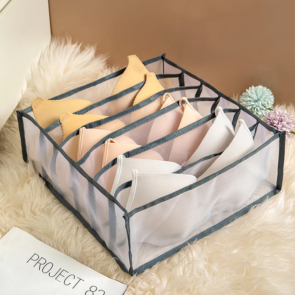 Underwear Bra Socks Panty Storage Boxes Home Organization Drawer Divider Home Dormitory Save Space