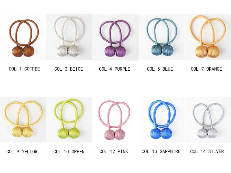 1pc Magnetic Curtain Buckle Holder Tieback Window Accessories Curtain Decorative Curtain Tiebacks