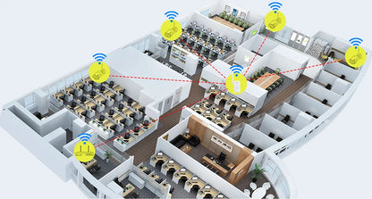 2.4G Wifi IPC Router Extend WiFi Range for Home Security Camera System Wireless ANRAN Wifi Signal Booster
