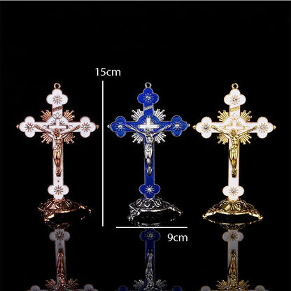 Big cross crucifix station christ catholic jesus statue large religious prayer church decoration car church decoration