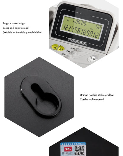 Caller ID Home Landline with Loud Ringtone for Elderly, Corded Desk Phone, Wall Mountable Fixed Landline Telephone