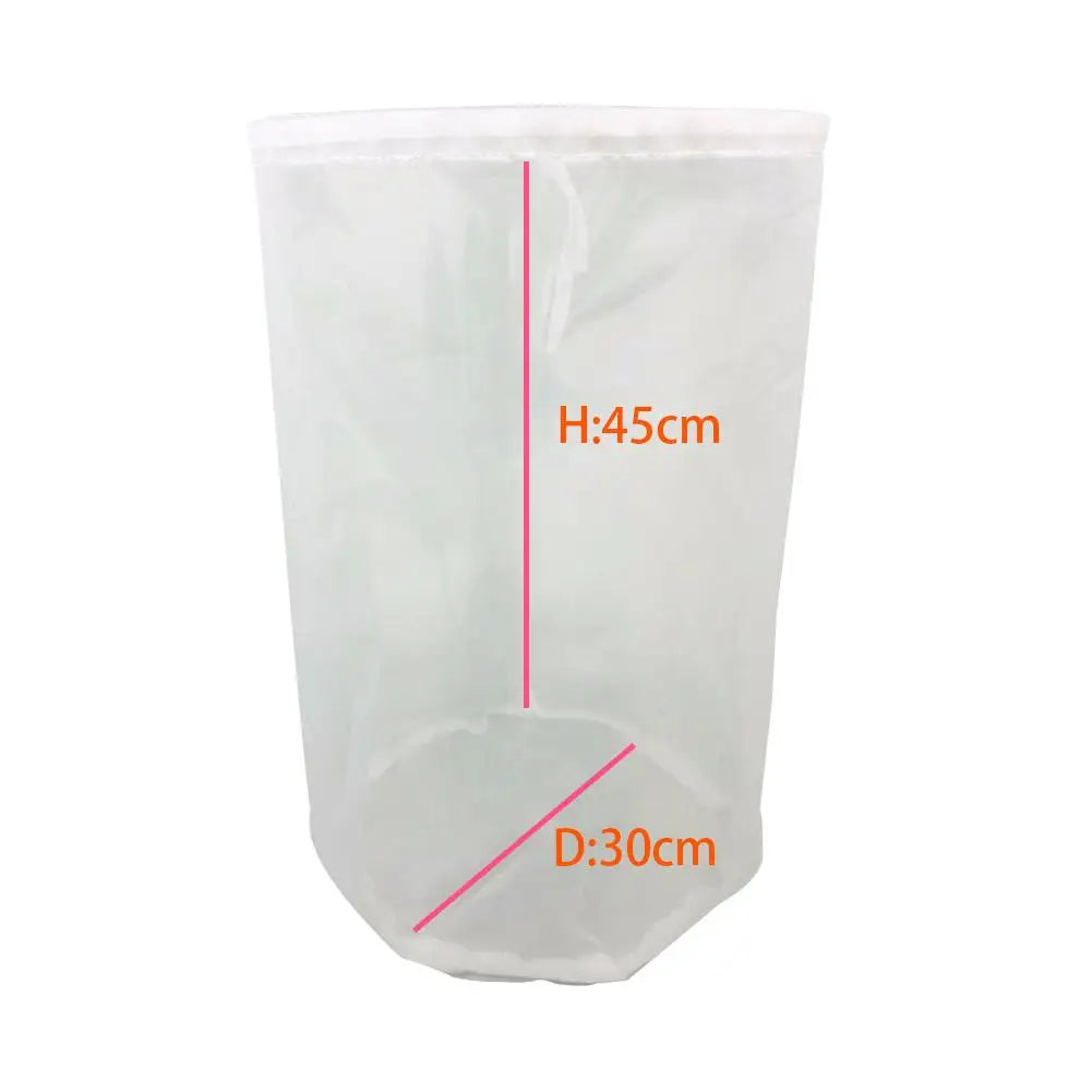 Beer Filter Bag Reusable Nylon Homebrew Beer Wine Brewing Strainer for Brewing Malt Boiling Wort Mash Strainer Tool