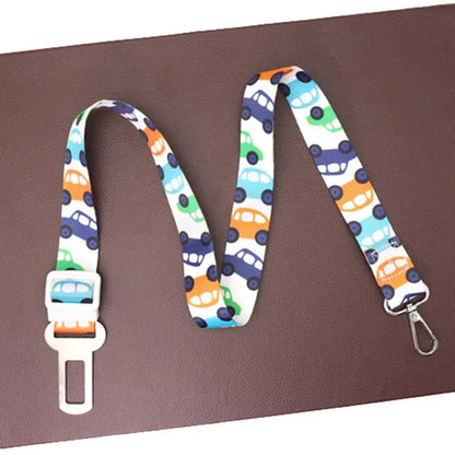 Car Seat Belt for Dog and Cat, Adjustable Harness, Lead Leash, Small and Medium Pet, Outdoor Travel Supplies, Goods