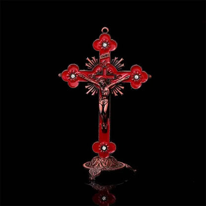 Big cross crucifix station christ catholic jesus statue large religious prayer church decoration car church decoration