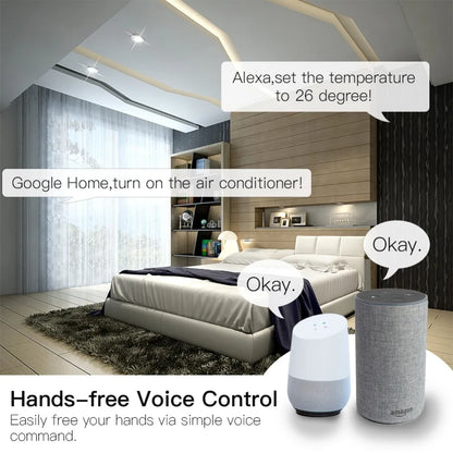 Alexa Compatible Smart Wall Socket Air Conditioner Companion Plug IR Remote Control Support Plug 16A US UK EU Plug Tuya Smart