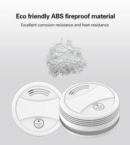 Wifi Tuya Smart Smoke Detector Sensor 80DB Alarm Fire Smoke Detector Wifi/433 Fire Protection Home Security Alarm Smart Life APP